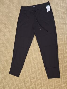 Elliott Lauren Dark Charcoal Drawstring Jogger Pants, Size 10